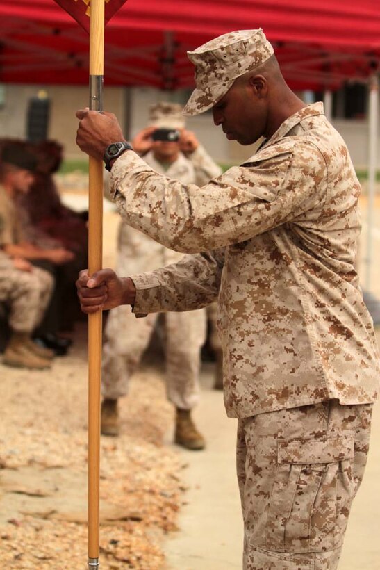 Fox Company Deactivation Ceremony. Marine Corps Base Camp Pendleton California.
Marines and Sailors participate in Fox Companies Deactivation Ceremony on 27 September 2012.
