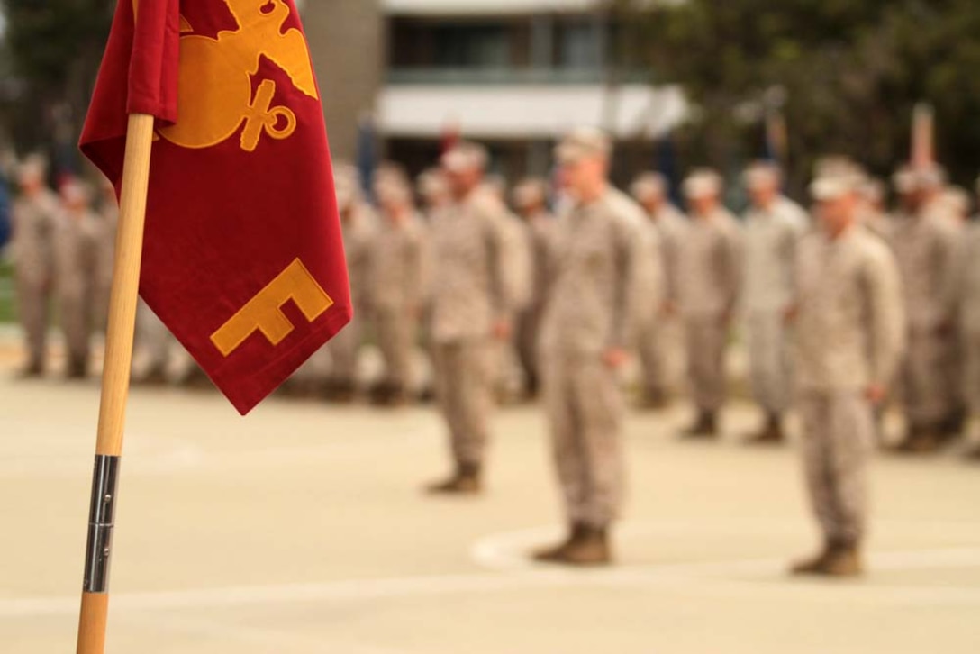 Fox Company Deactivation Ceremony. Marine Corps Base Camp Pendleton California.
Marines and Sailors participate in Fox Companies Deactivation Ceremony on 27 September 2012.
