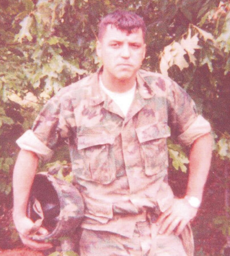 Dick French, former Marine Corps Community Services director, takes a break during Warrant Officer Basic Course at Quantico, Va., in 1982.