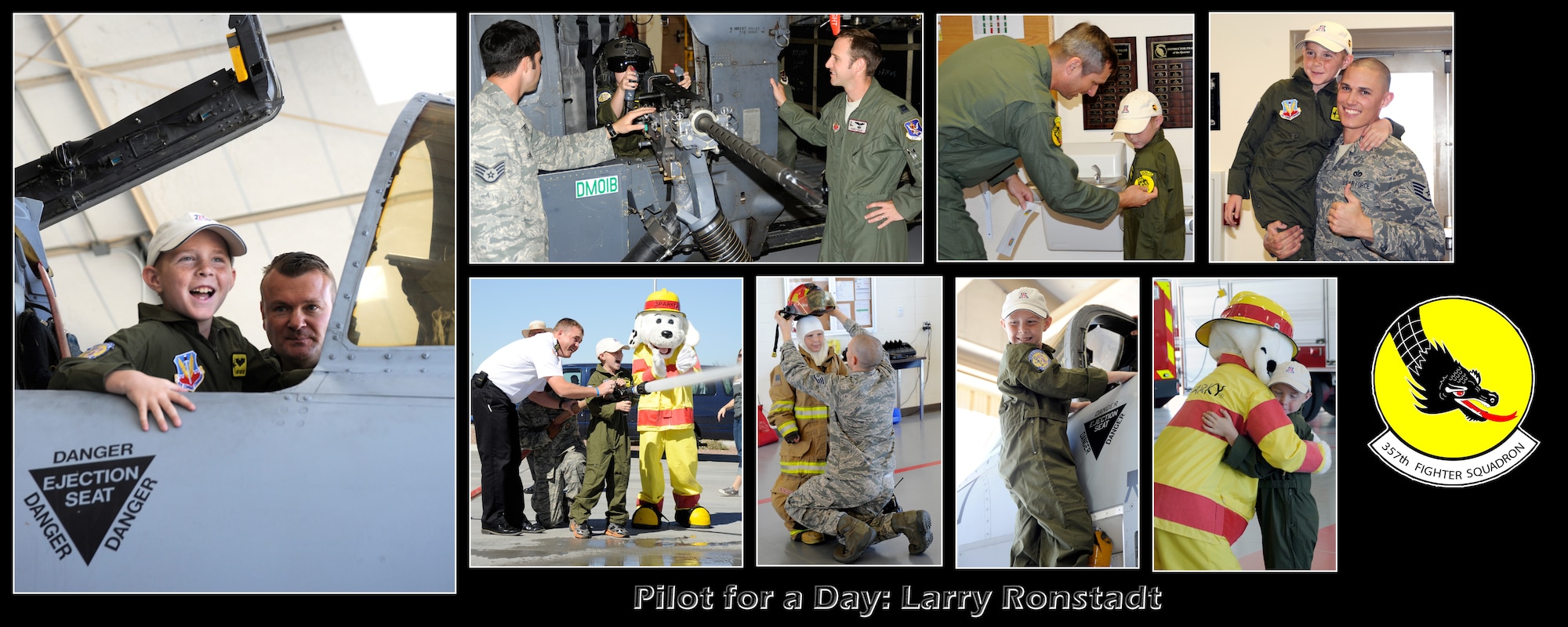 Pilot for a Day is a program which provides children with a terminal illness a day to visit the base and become an honorary pilot for one of the operational squadrons.  (U.S. Air Force photo by 1LT Susan Harrington/released)