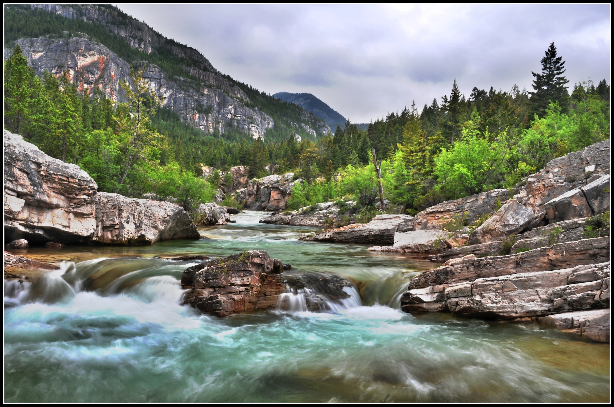 The winning photo, entitled "Meandering." (U.S. Air Force photo/Airman 1st Class Jeremy Adams)