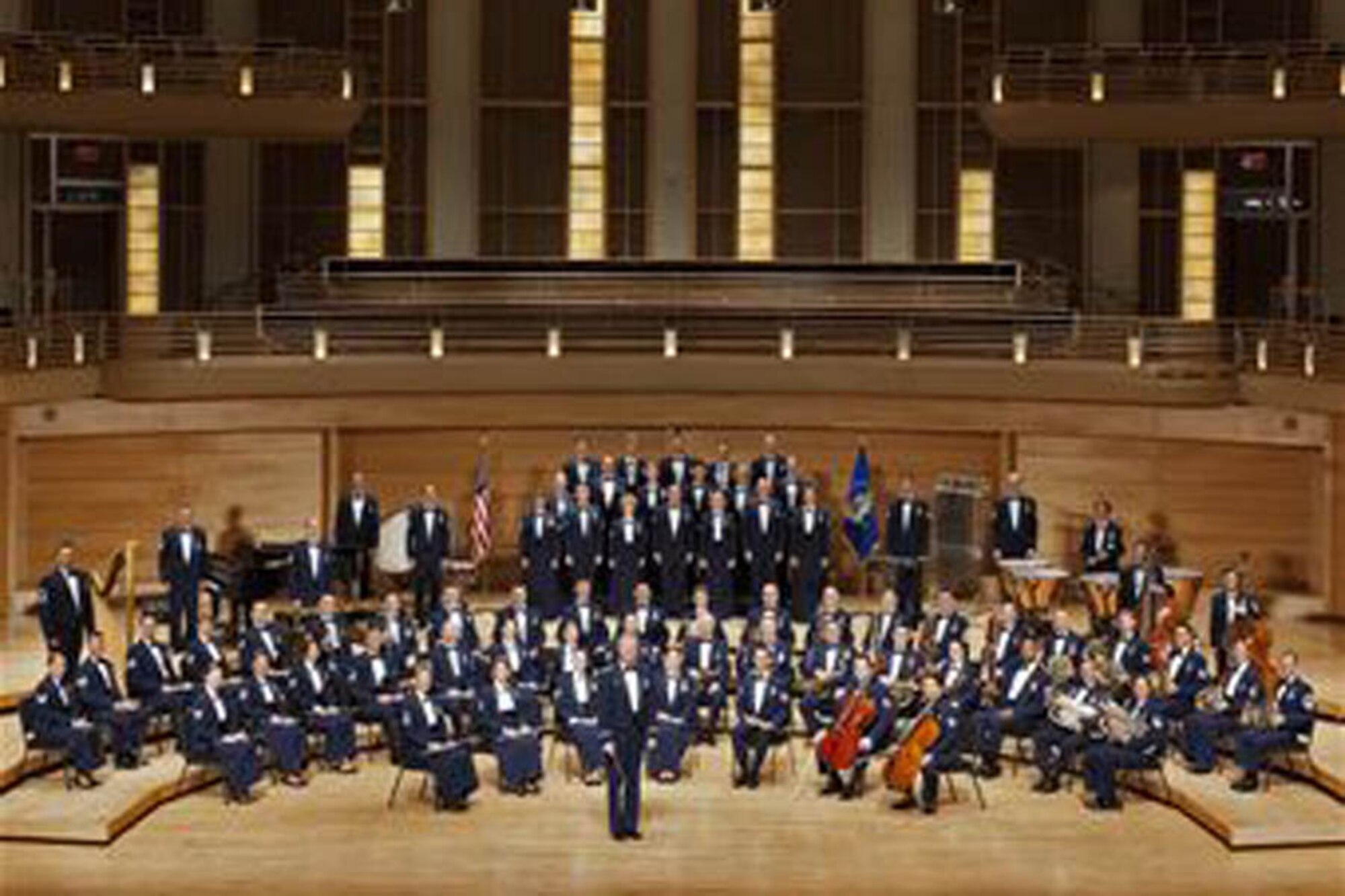 The United States Air Force Concert Band and Singing Sergeants will be performing live on Maryland Public Television WRC-TV, Sunday, Nov. 11 at 7 p.m.!  The band will be featured on the Veterans? Day favorite program titled ?America?s Veterans,? and the performance will honor those who have served in all branches of the military. (U.S. Air Force photo)