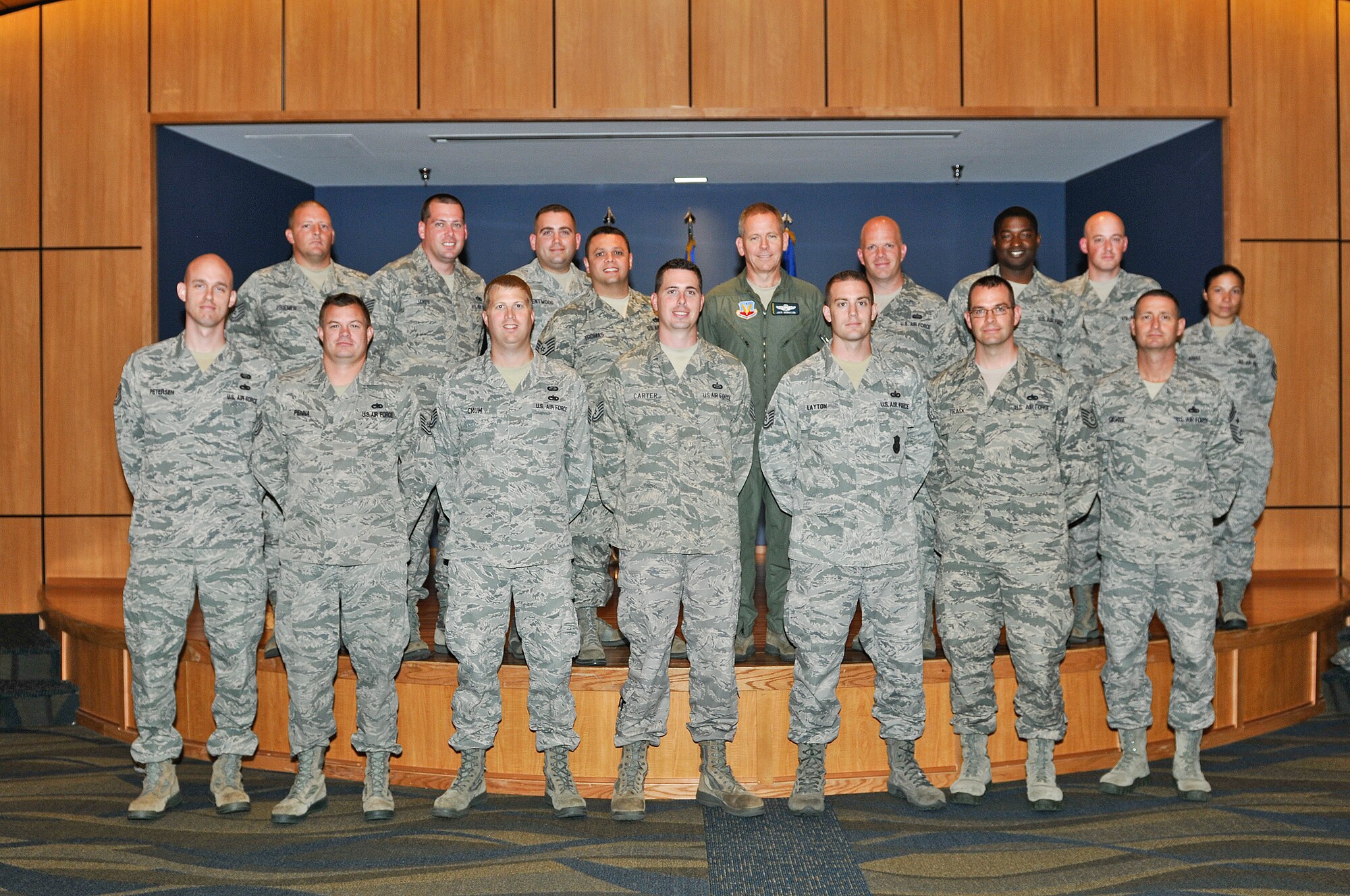 Airey NCO Academy class 12-7 graduated Oct 25. (U.S. Air Force photo by Susan Trahan)