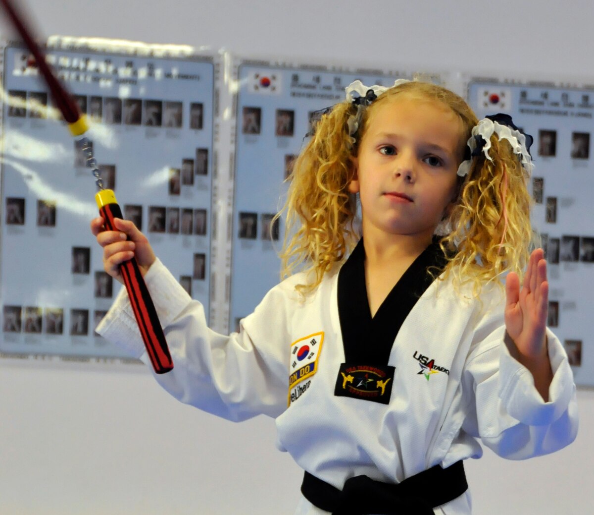 Reservist s daughter is youngest blackbelt Air Force Display
