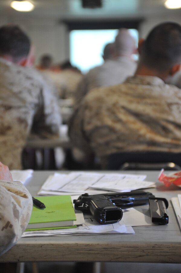 More than 100 Reserve Marines participate in this year's Marine Corps Base Quantico reserve Combat Marksmanship Coaches Course at the Weapon's Training Battalion on Oct. 8. The course is two-three long week annual course for Reserves and active-duty Marines. 