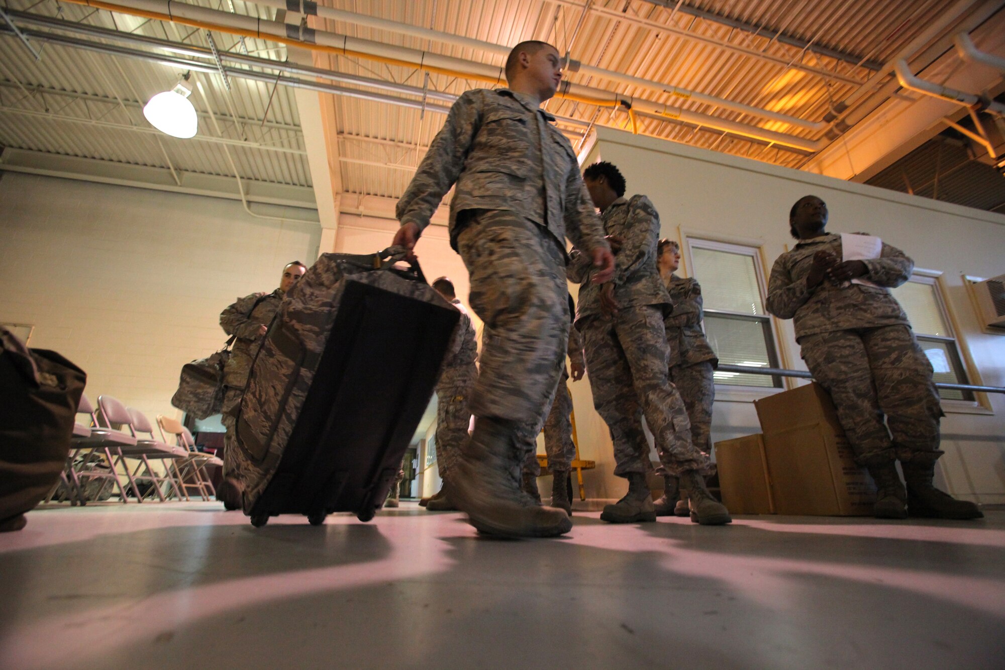 The 108th Wing activated approximately 150 Airmen from their home station at Joint Base McGuire-Dix-Lakehurst, N.J. to strategic locations around New Jersey to conduct defense support to civil authorities in anticipation of Hurricane Sandy’s landfall.