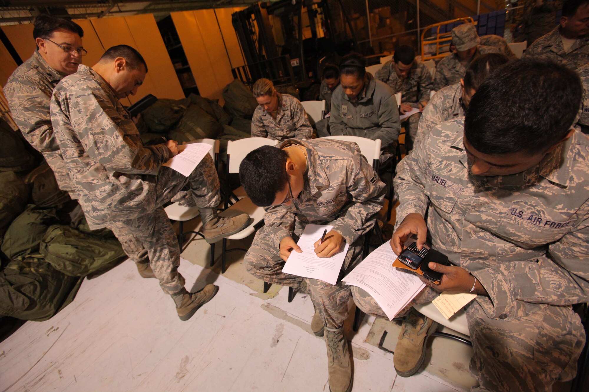 The 108th Wing activated approximately 150 Airmen from their home station at Joint Base McGuire-Dix-Lakehurst, N.J. to strategic locations around New Jersey to conduct defense support to civil authorities in anticipation of Hurricane Sandy’s landfall.