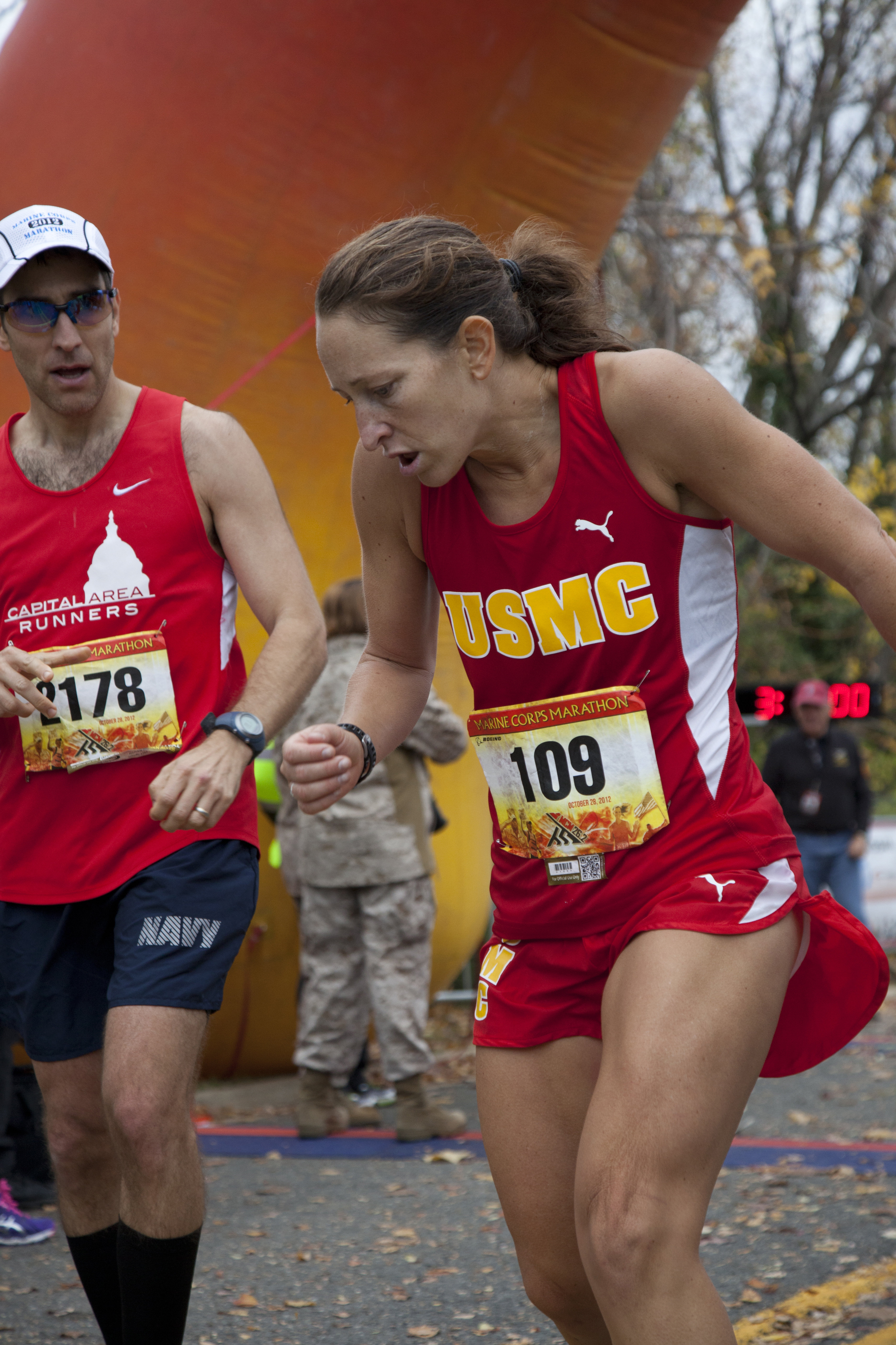 marine corps running team