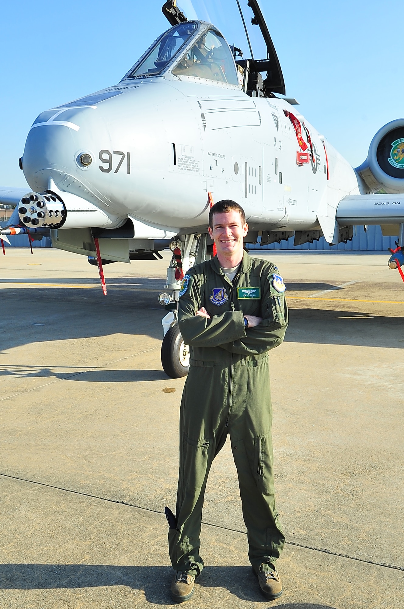 1st Lt. Joseph Curran, 25th Fighter Squadron. (U.S. Air Force photo/TSgt Raymond Mills) 
