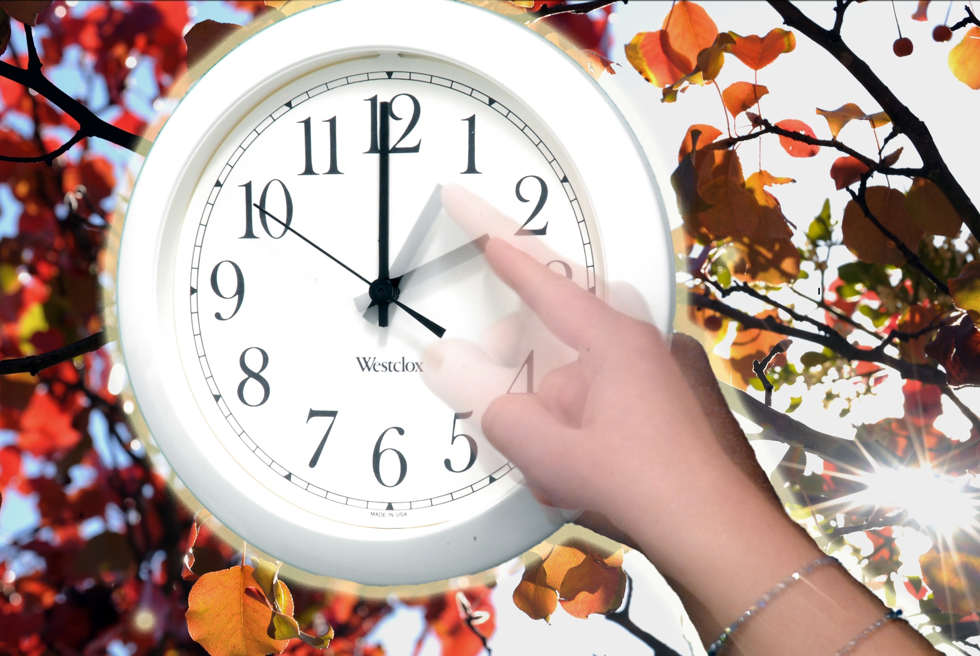It's time to "fall back" Team Edwards. (U.S. Air Force graphic by Kenji Thuloweit)