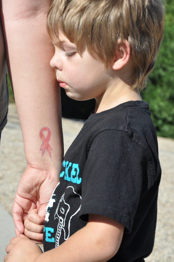 Colton Sheehy-Perry, son of Kayleigh Sheehy and Sgt. Benjamin Perry holds his mother’s hand while at the park aboard Marine Corps Logistics Base Barstow, Calif., Oct. 22.