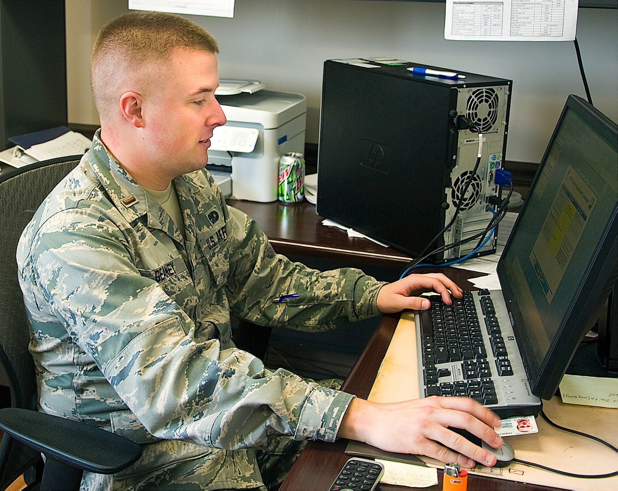 2nd Lt. David J. Geaney, Airman of the Week 