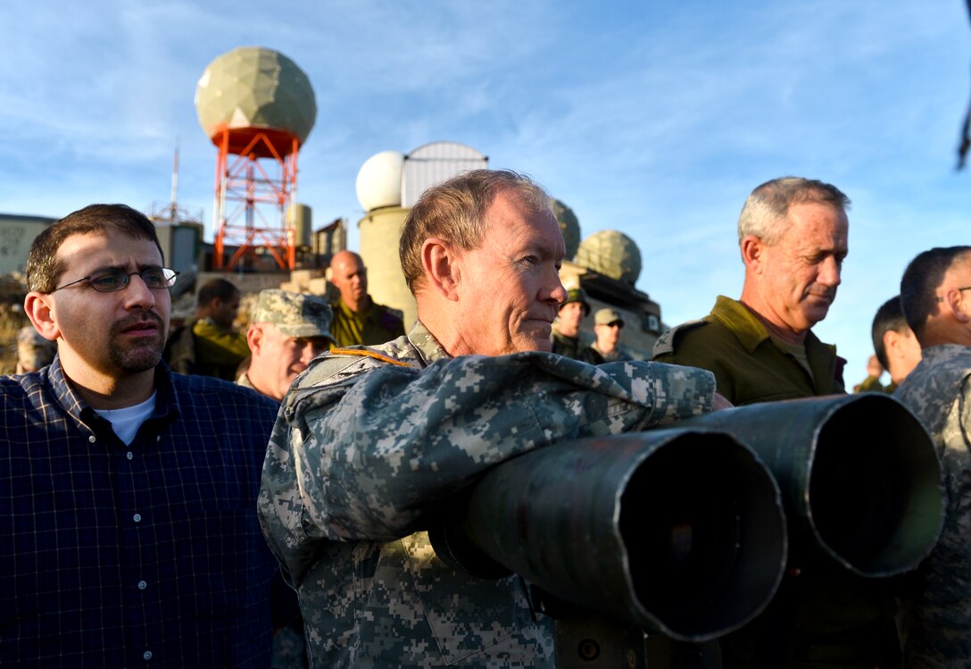 U.S. Ambassador To Israel Daniel B. Shapiro, U.S. Army Gen. Martin E ...