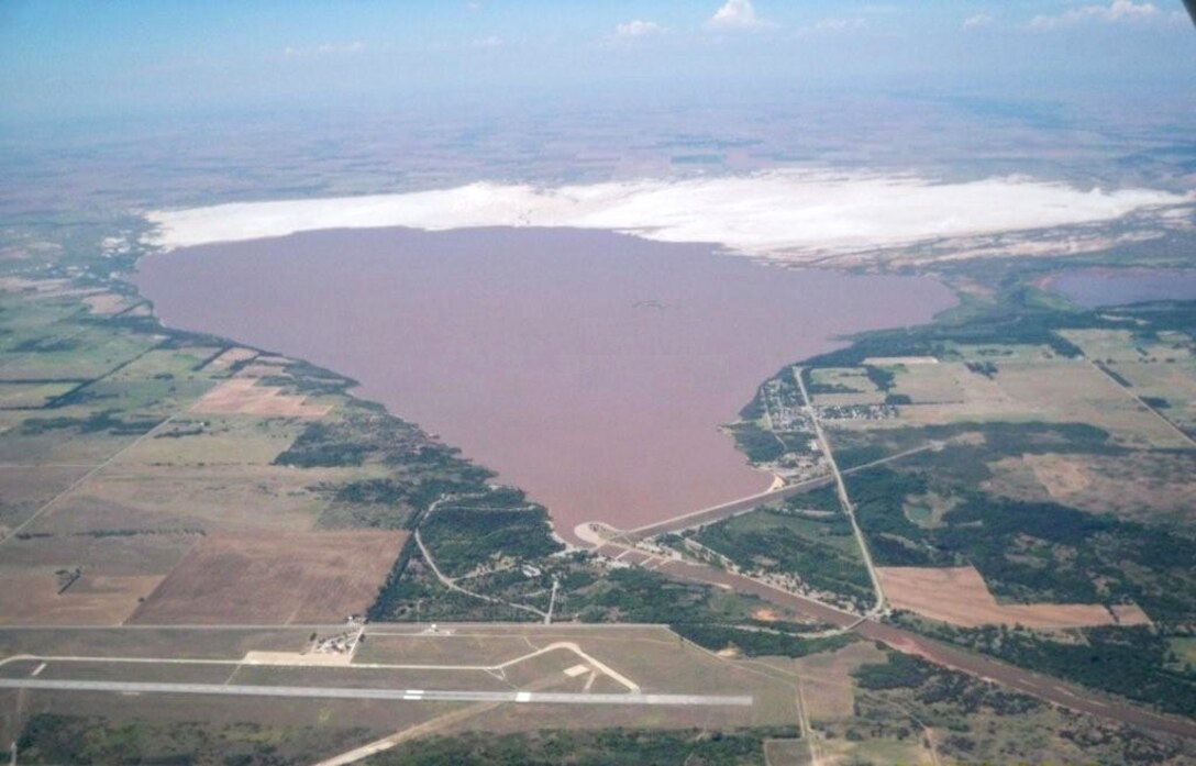 Great Salt Plains Aerial View