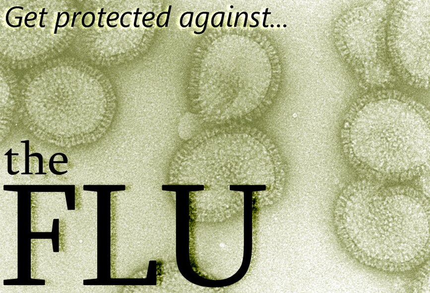 Hill Air Force Base is partnering with the Davis County Health Department to make it easier for the base's civilian employees to receive the flu vaccine during a series of on-base clinics from October through November. The best method of protection for you against the flu is to receive your annual influenza vaccine. The vaccine is updated every year to best match the predicted circulating virus strains. (U.S. Air Force graphic by Senior Airman Steele C. G. Britton)