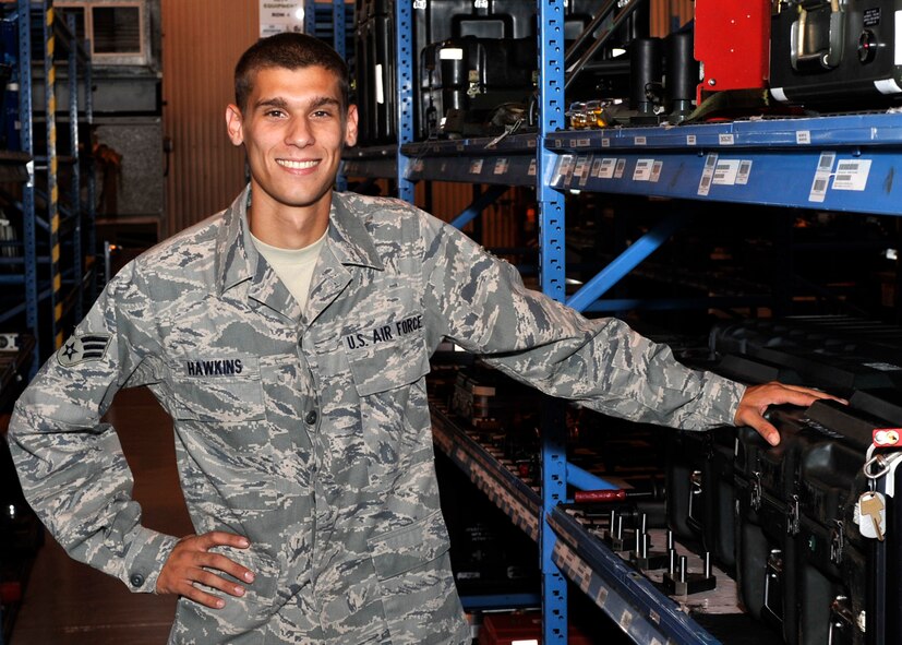 Senior Airman Colton Hawkins (U.S. Air Force photo by Tech. Sgt. Chuck Walker)