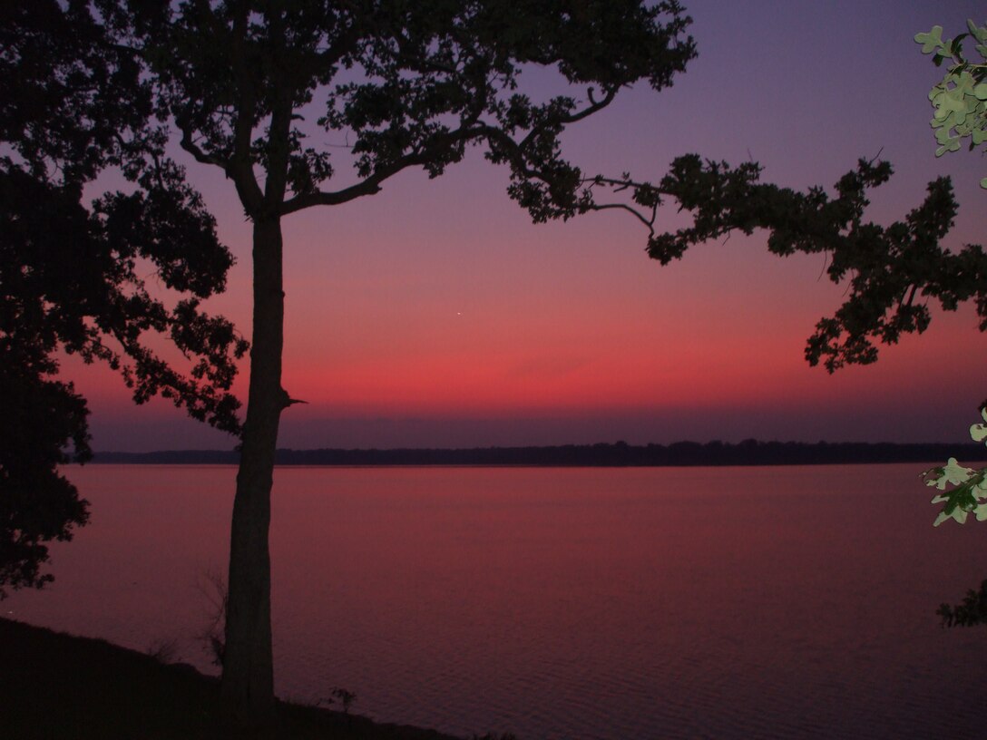 Sunset at Copan Lake