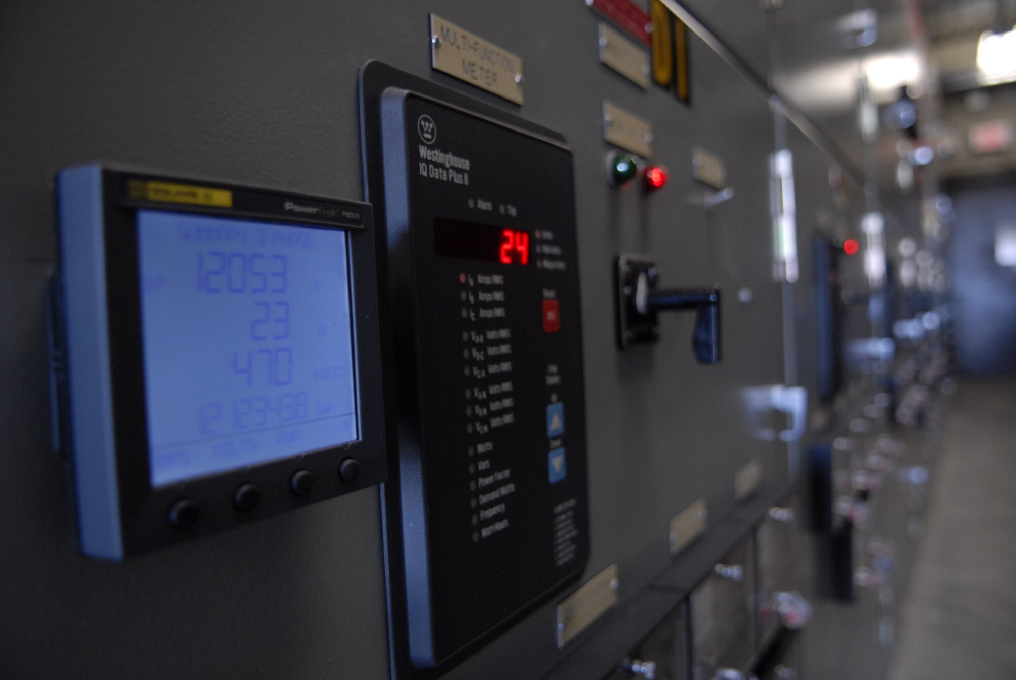 A contract awarded Sept. 5, 2012 will provide hardware and software
to 40 installations so that utility meters such as this one at Vandenberg
AFB, Calif., report standardized data wirelessly. (U.S. Air Force photo)   
