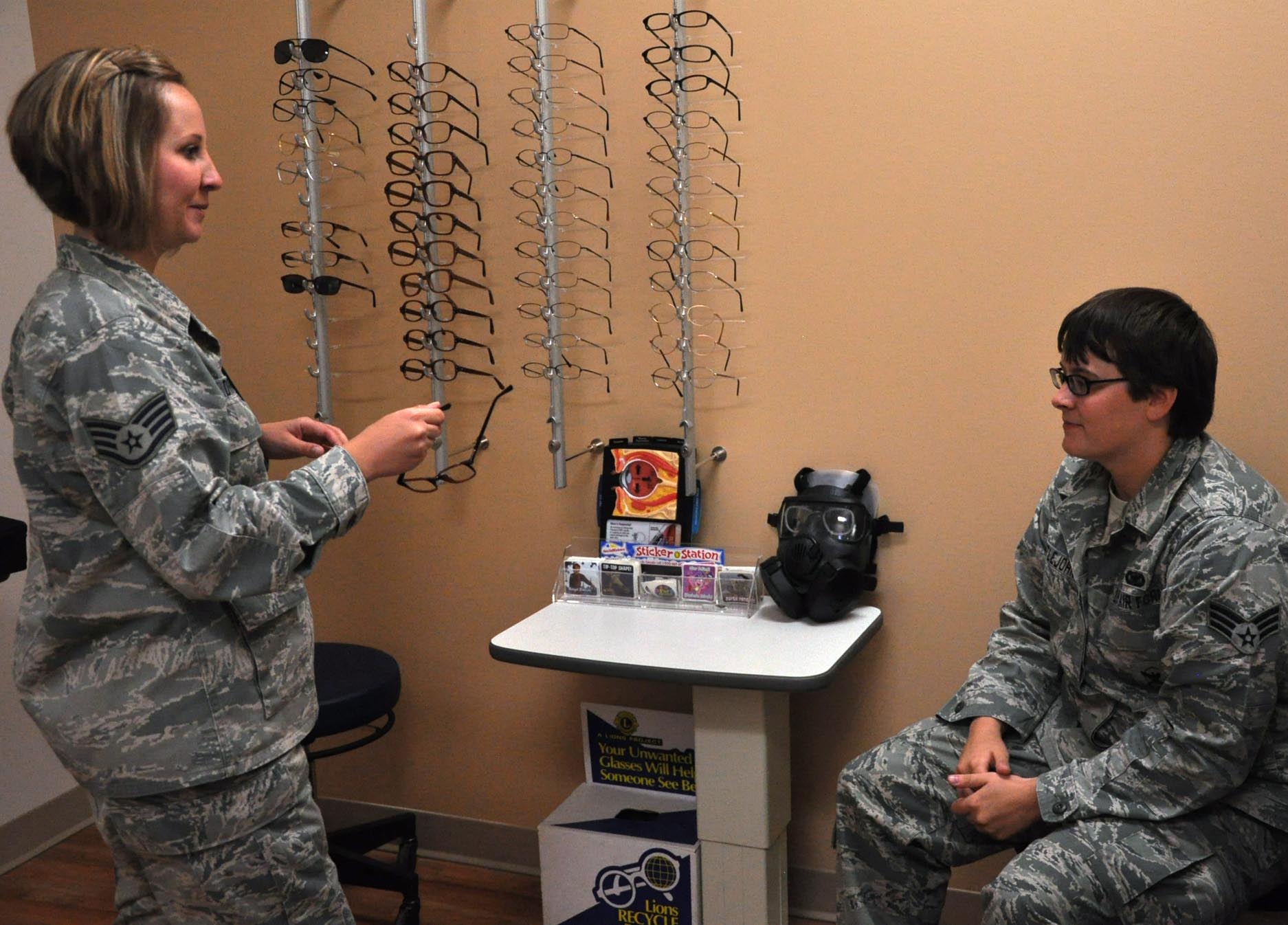 Buckley optometry clinic opens eyes for service members, families