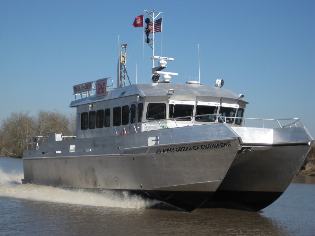 The Survey Vessel REDLINGER was commissioned in 2010. 