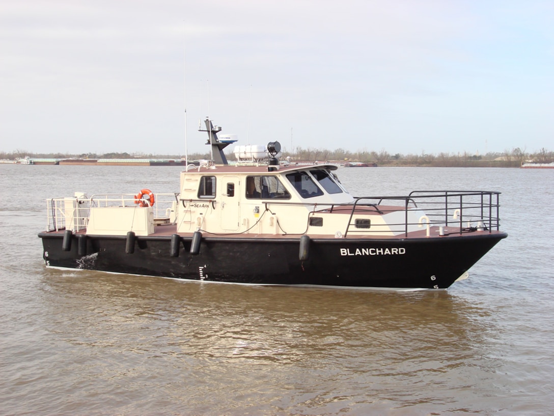 The Survey Vessel BLANCHARD was delivered in 2008 to the U.S. Army Corps of Engineers New Orleans District. 