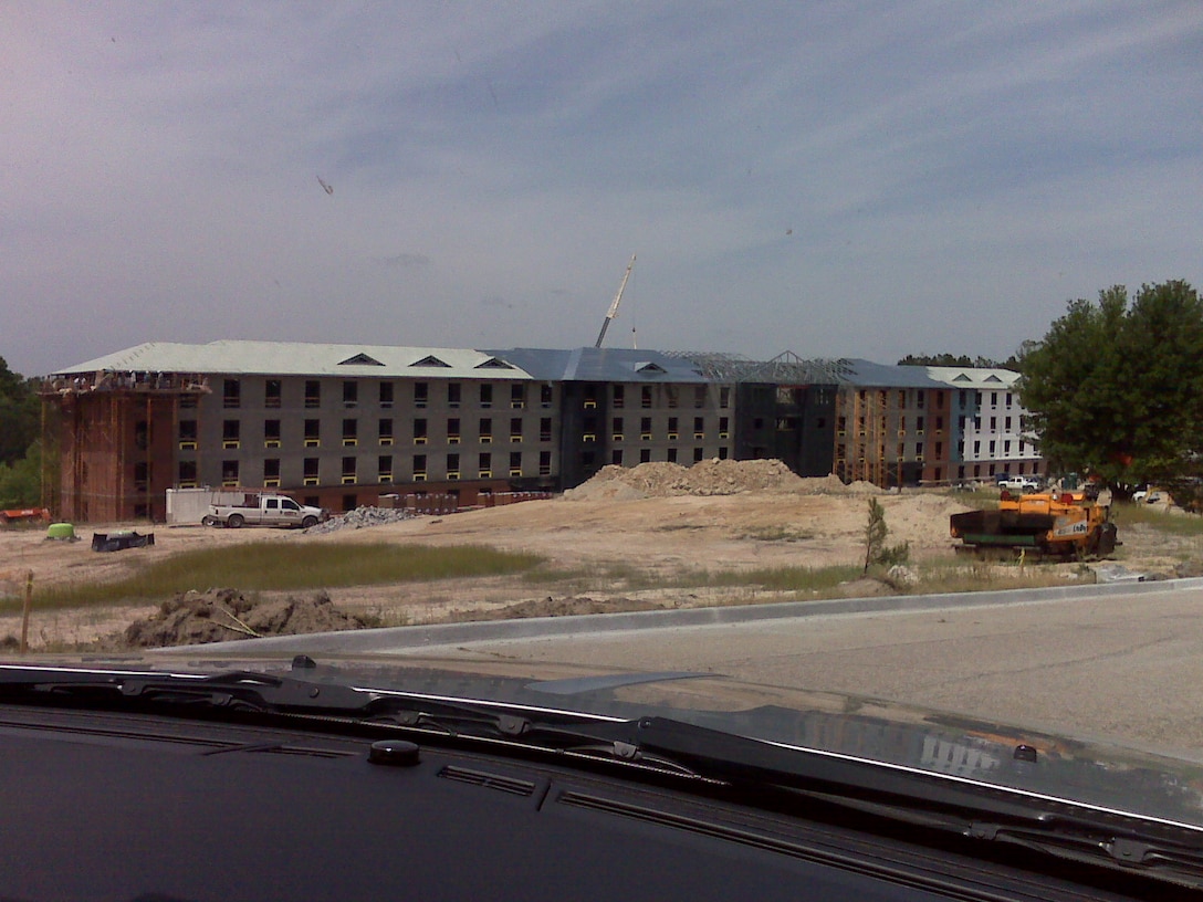 Barracks construction at Ft Jackson, SC
