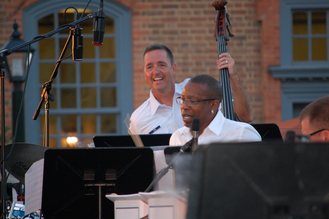 Appearing with guest artist Billy Kilson at Williamsburg Merchant Sqaure