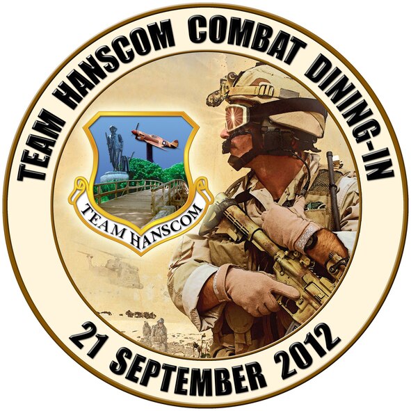 The next Combat Dining In will take place Sept. 21, 2012, in the Aero Club Hangar. (U.S. Air Force graphic by Frank Landry)