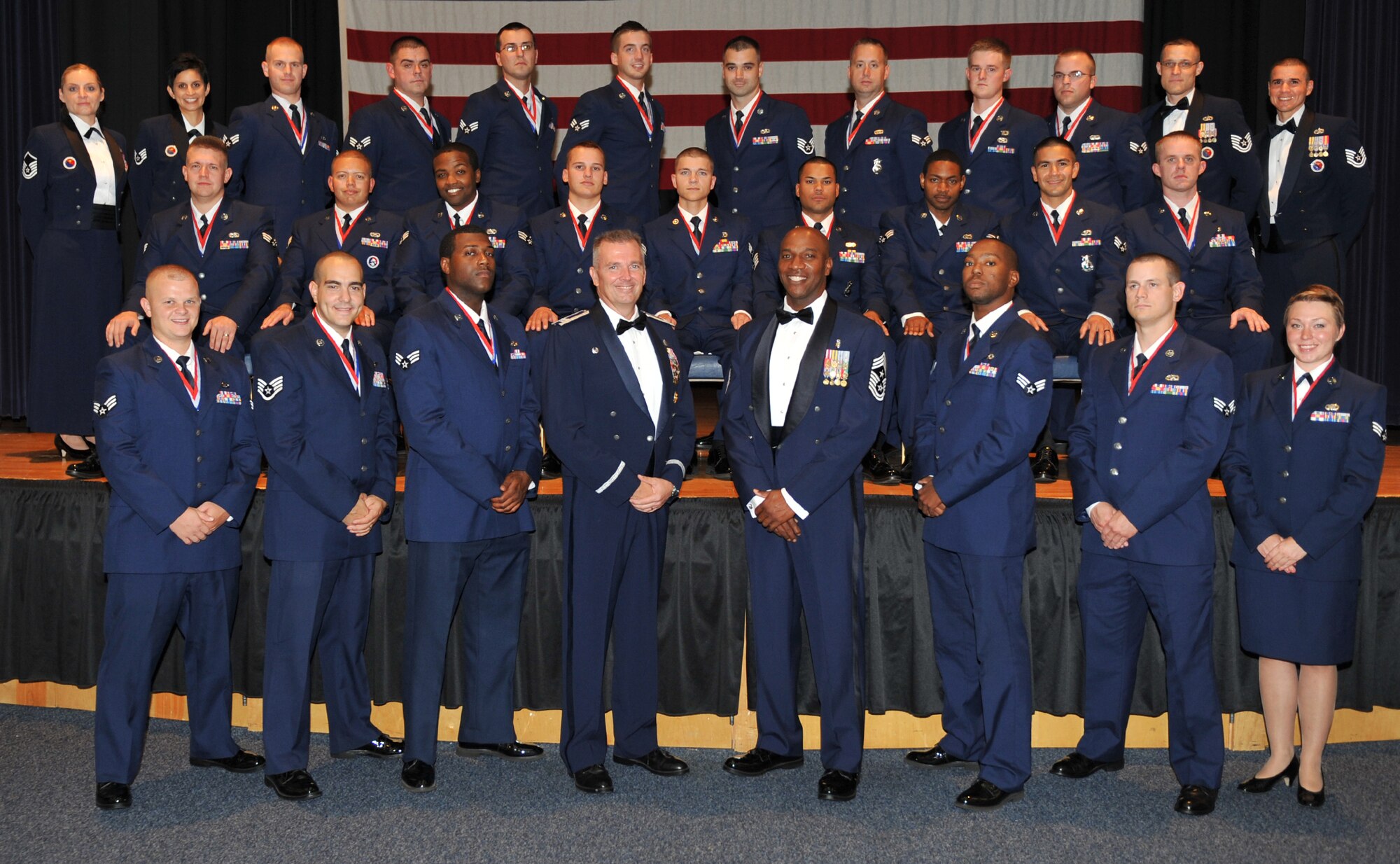 Team McConnell would like to congratulate the following senior airmen and staff sergeants of class 12-F who graduated from the Chief Master Sergeant of the Air Force Thomas N. Barnes Airman Leadership School Aug. 30, 2012. (U.S. Air Force photo/Airman 1st Class Maurice A. Hodges)

