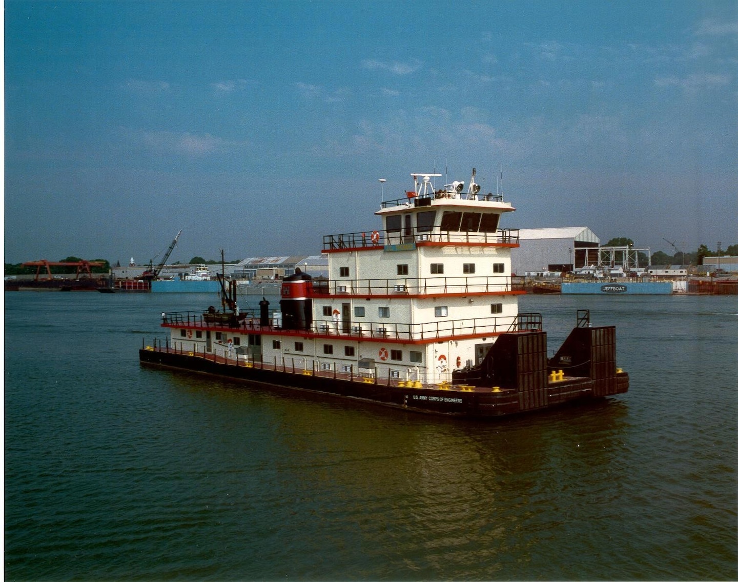 The M/V J C THOMAS was commissioned in 2000. 
