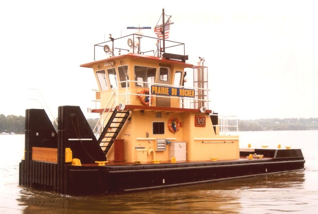 The M/V PRAIRIE DU ROCHER was commissioned in 2002. 