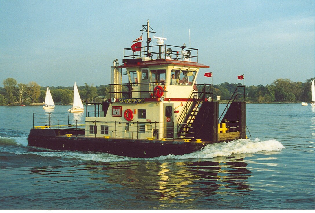 The M/V SANDERFORD was commissioned in 2005.
