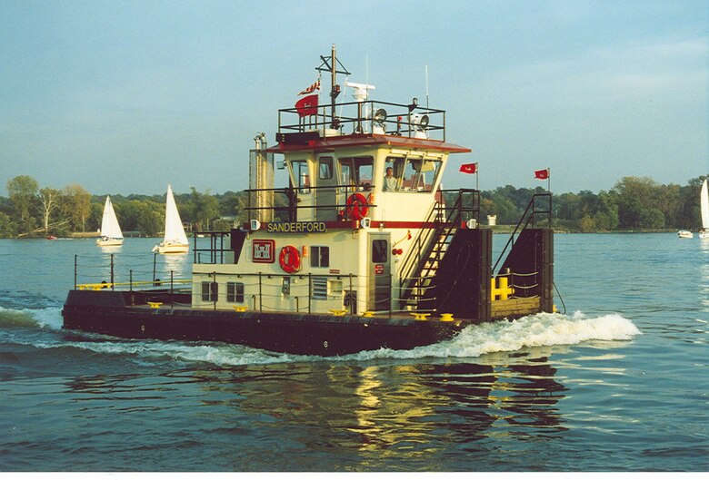 The M/V SANDERFORD was commissioned in 2005.

