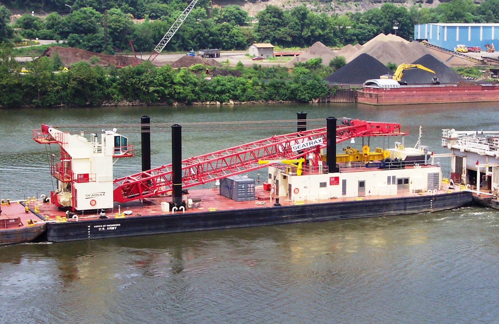 USACE CRANE BARGE “MONALLO III" > Philadelphia District & Marine Design Center > Fact Sheet