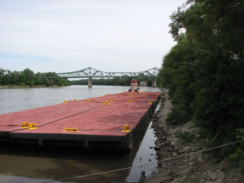 Deck Cargo Barges were delivered to the Omaha District in 2004. 
