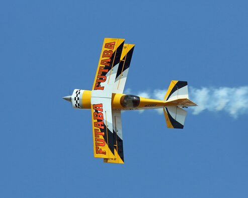DAYTON, Ohio (08/2012) -- A radio-controlled model aircraft performs during the 17th annual Giant Scale Radio-Controlled Model Aircraft Air Show at the National Museum of the U.S. Air Force. (Photo courtesy of Don Popp)