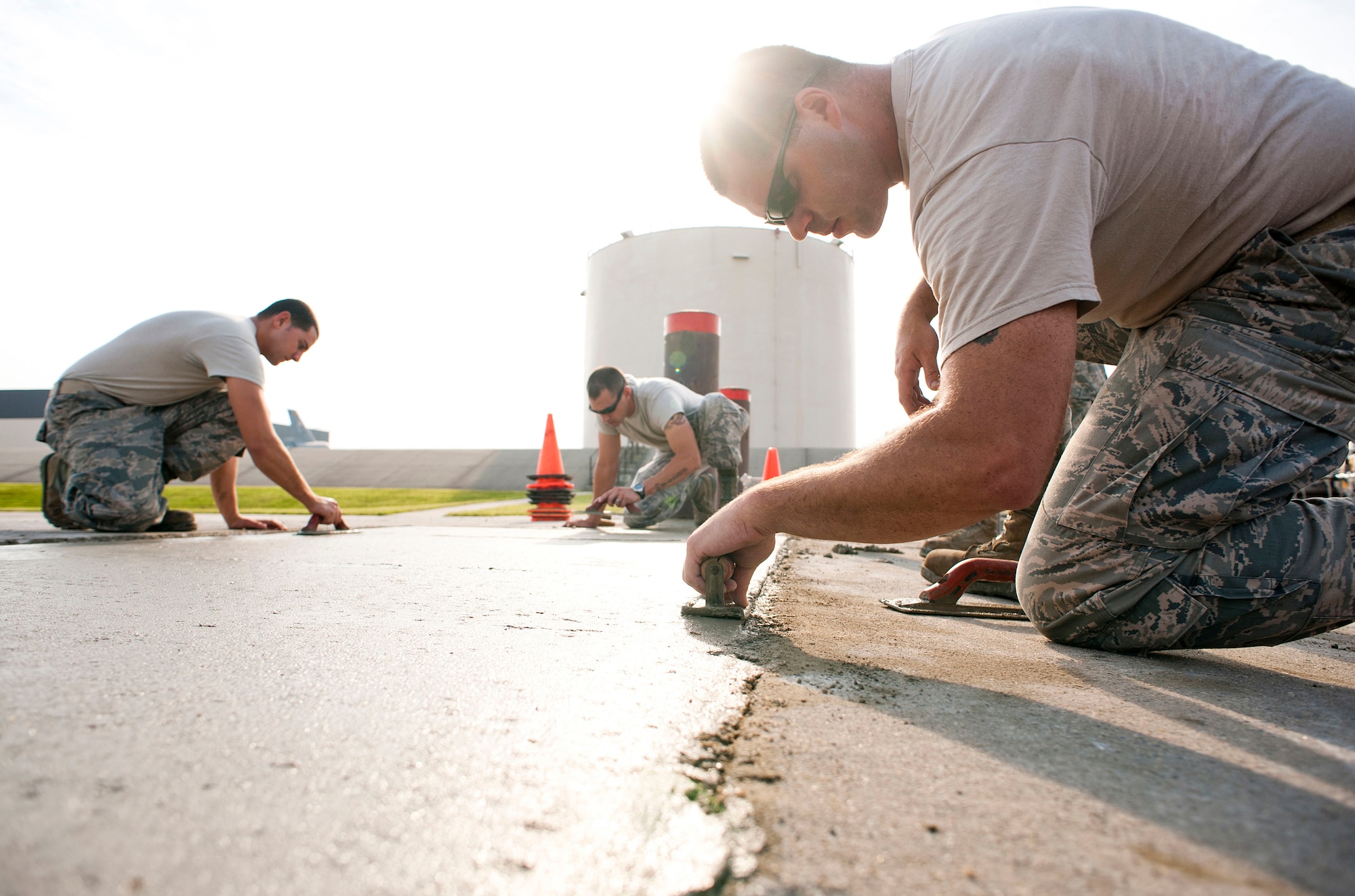 87th CES smooths way on flightline gt Joint Base McGuire Dix Lakehurst