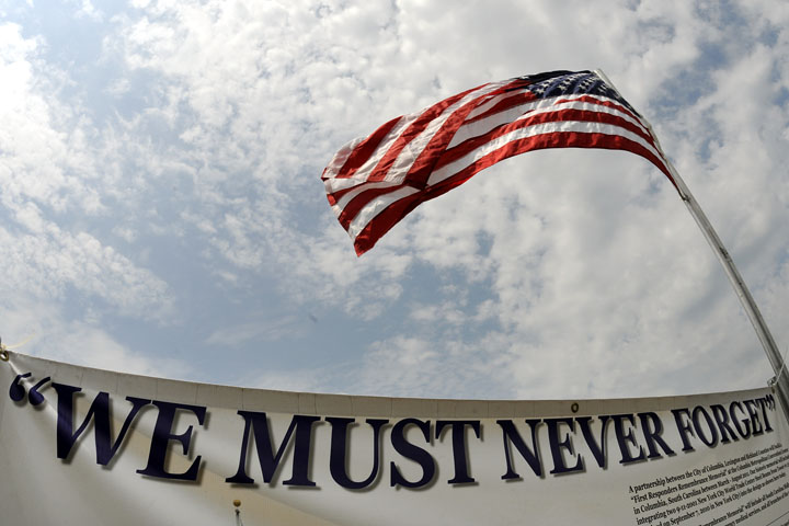 9/11 Memorial steal beams displayed at McEntire