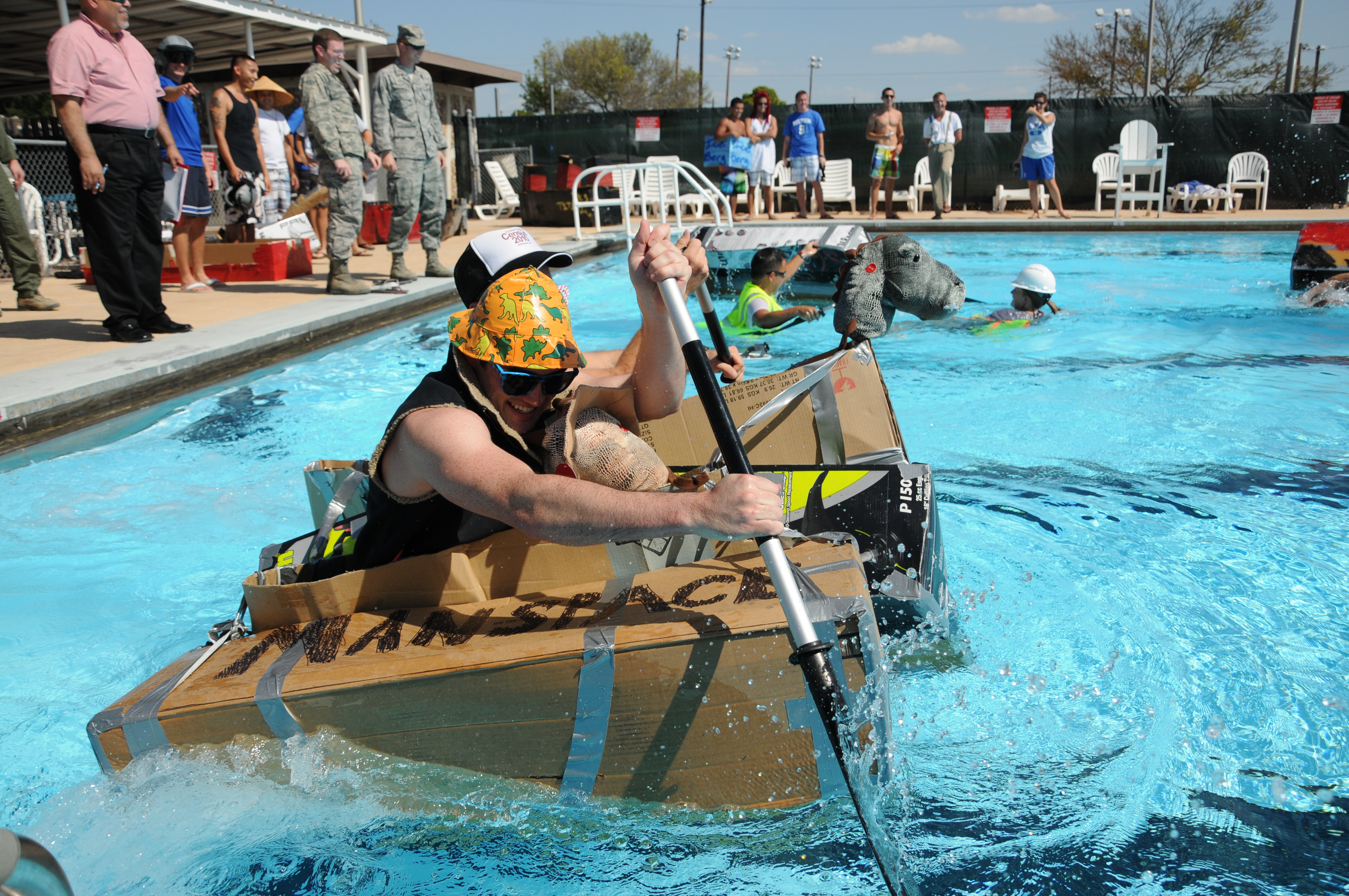Make Waves At Laughlin S Cardboard Boat Race Laughlin Air Force