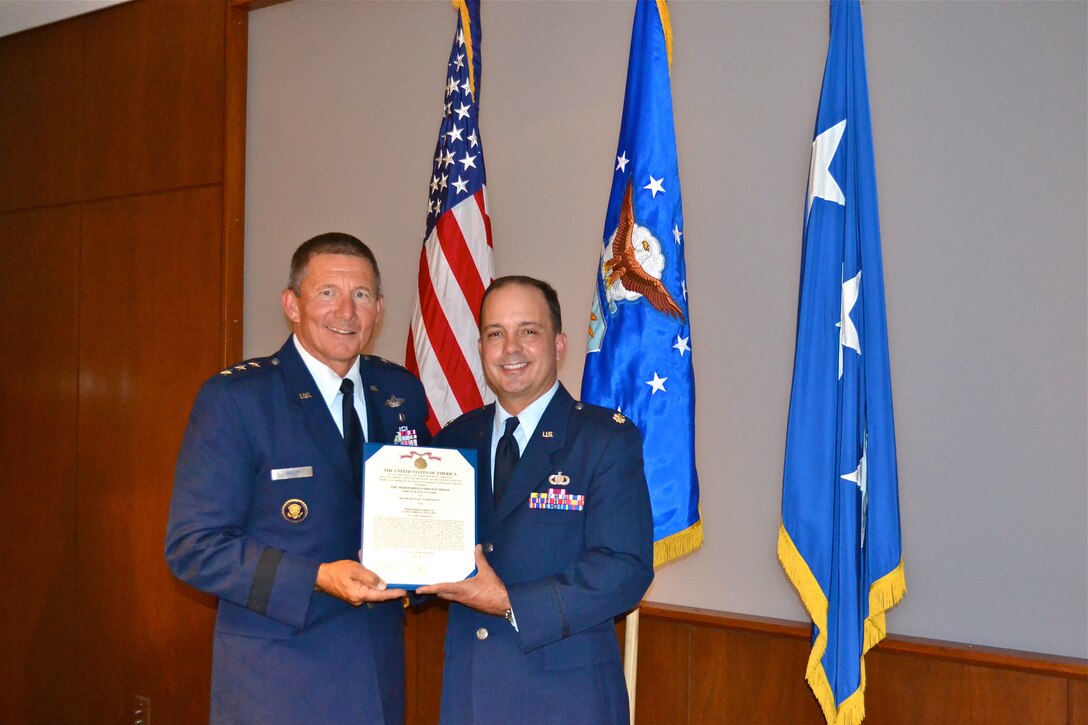 Congratulations to Major Donald Schofield, Commander, United States Air Force Academy Band, on his promotion to Lieutenant Colonal. The ceremony was presided by Lt Gen Mike Gould, Superintendent, United States Air Force Academy.