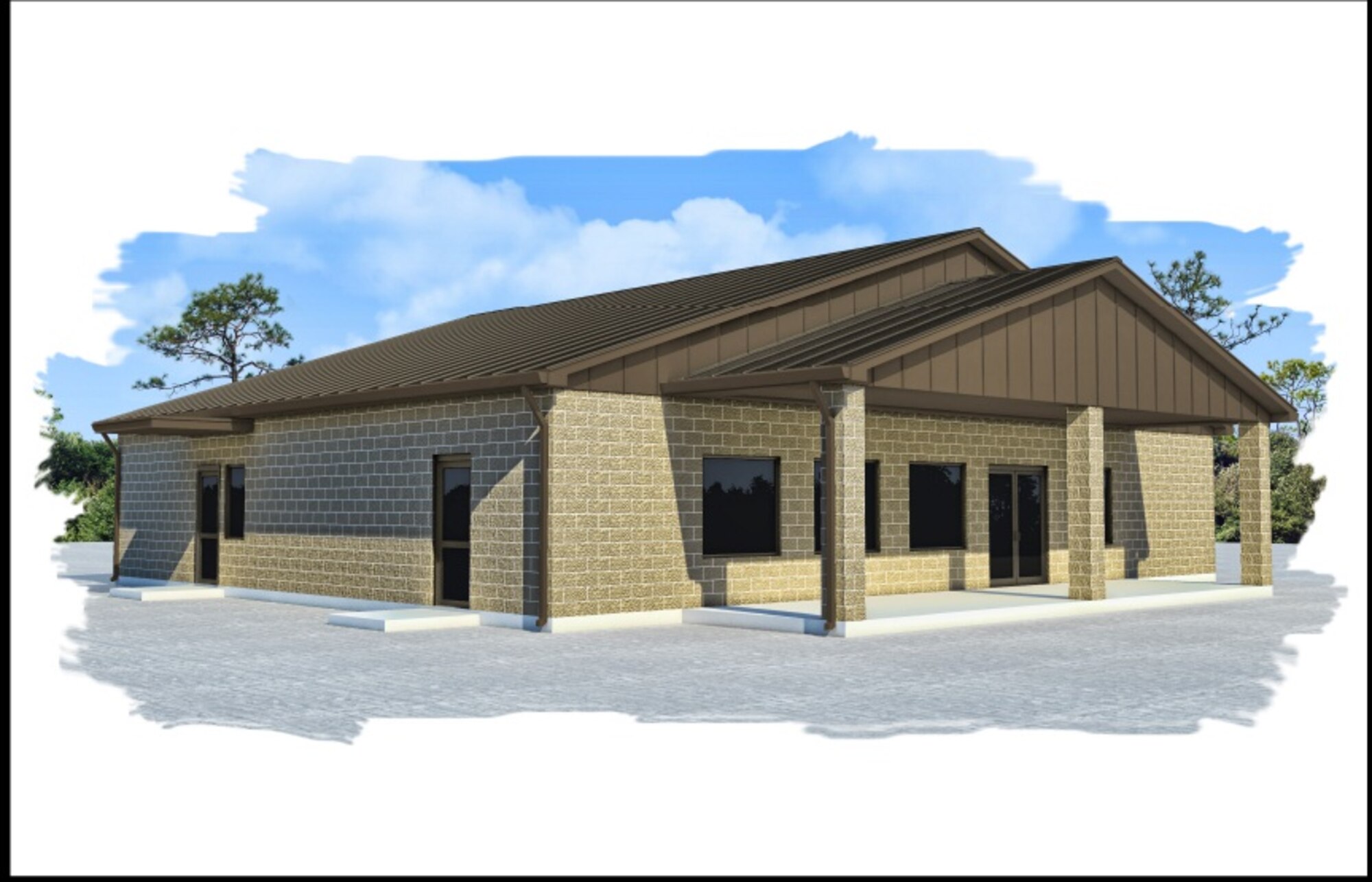 Construction on a flight line kitchen began July 2012. The project is scheduled for completion Feb. 2013. (U.S, Air Force Courtesy Photo)