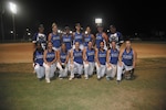 The Joint Base San Antonio-Lackland Lady Warhawks softball team claimed a share of the 2012 USSSA Military World softball title. (U.S. Air Force photo/Art Trevino)