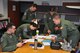 Members of the 86th Aeromedical Evacuation Squadron review checklists prior to a mission testing their capabilities on a new airframe at Ramstein Air Base, Germany, Sept. 3, 2012. The squadron is hoping to start using the civilian Gulfstream III, or G3, aircraft for short missions to Africa and Eurasia. (U.S. Air Force photo/Tech. Sgt. Chad Thompson)