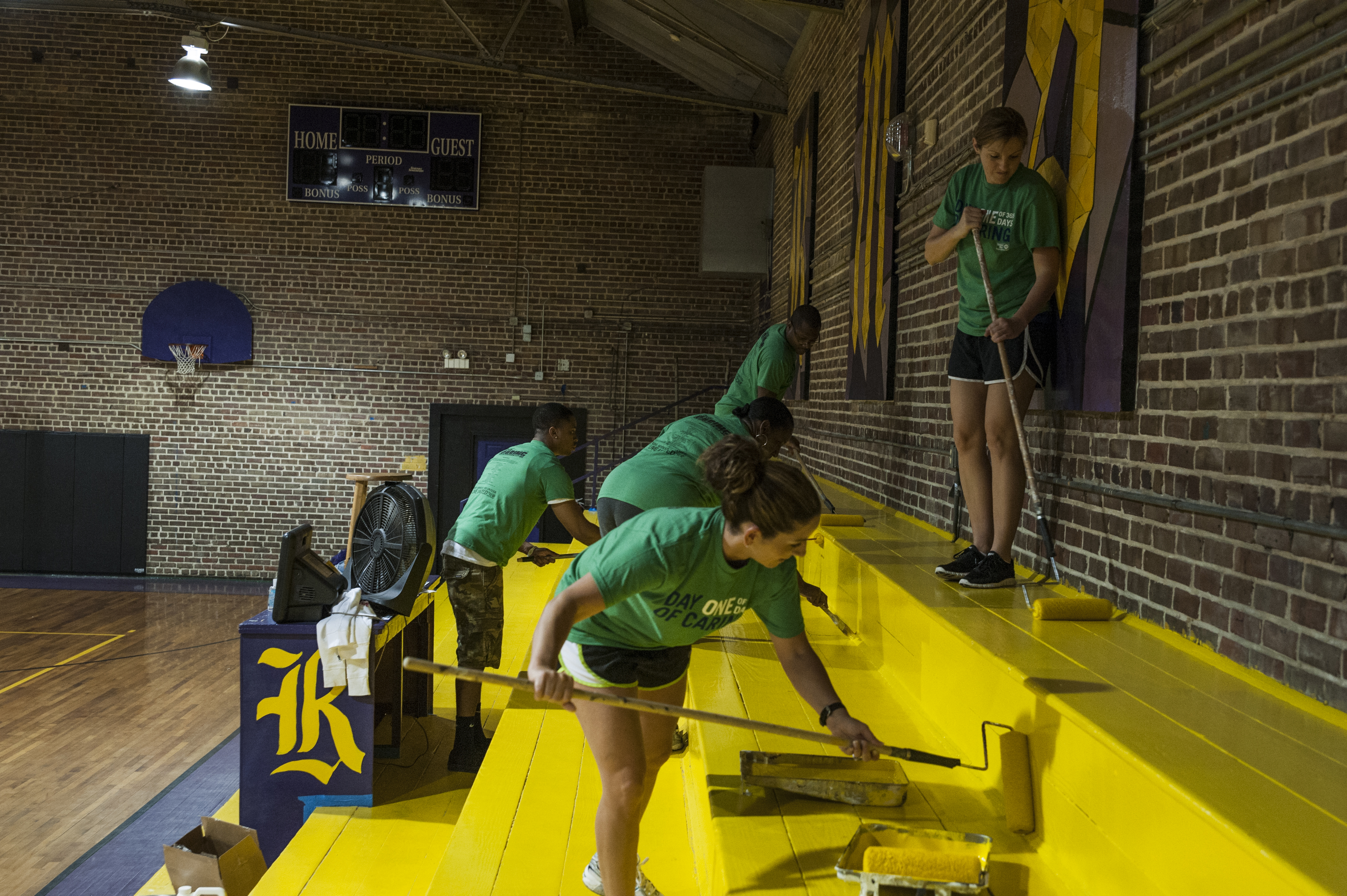 Day Of Caring Summerville Schools Get Fresh Coat Of Paint Joint