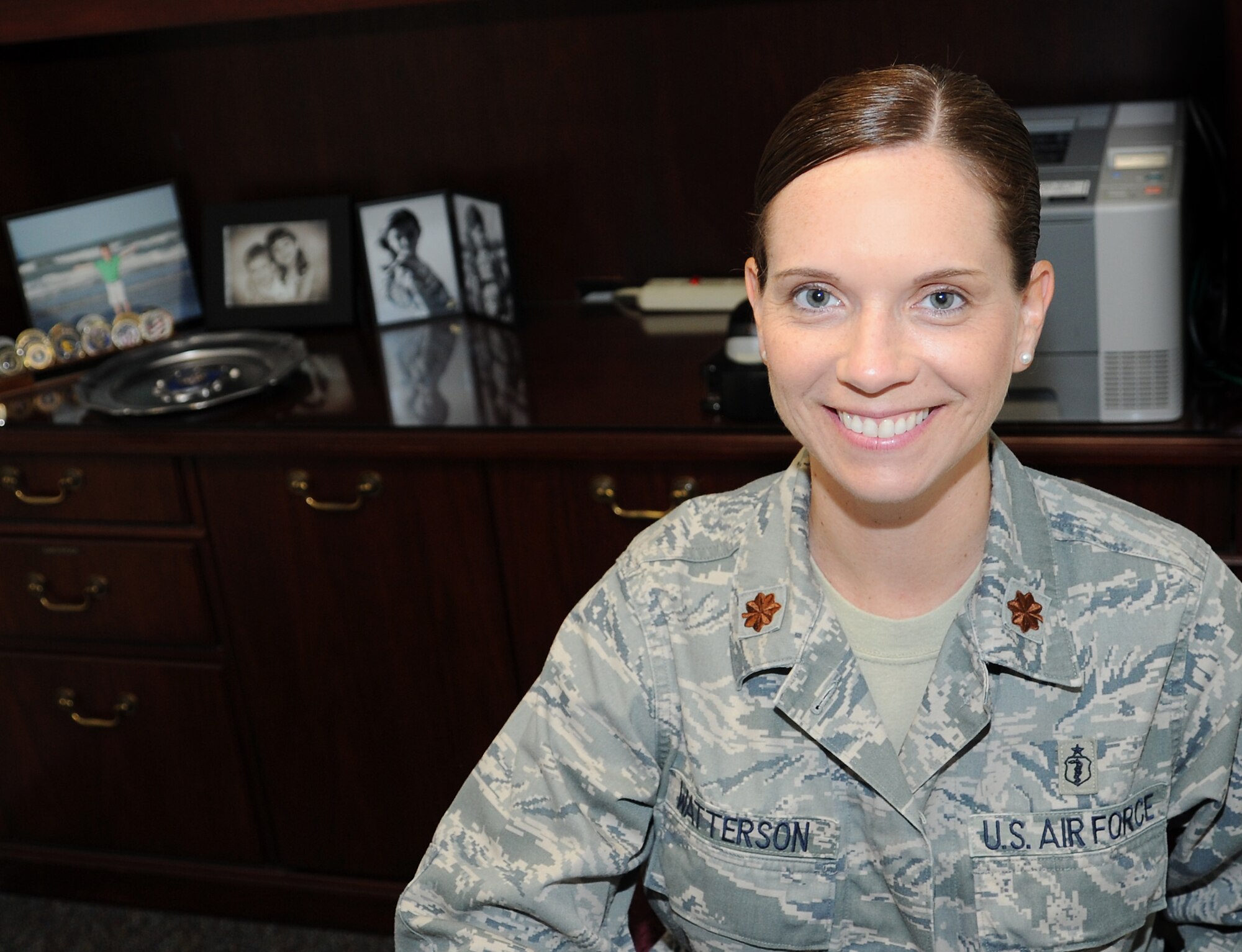 Major Jeanette Watterson, 60th Medical Group executive officer to the commander, was getting ready for work as an academic research scientist when the 9/11 attacks happened. Watterson said it was a wake up call for her and she decided to join the Air Force.  (U.S. Air Force photo/Staff Sgt. Liliana Moreno)