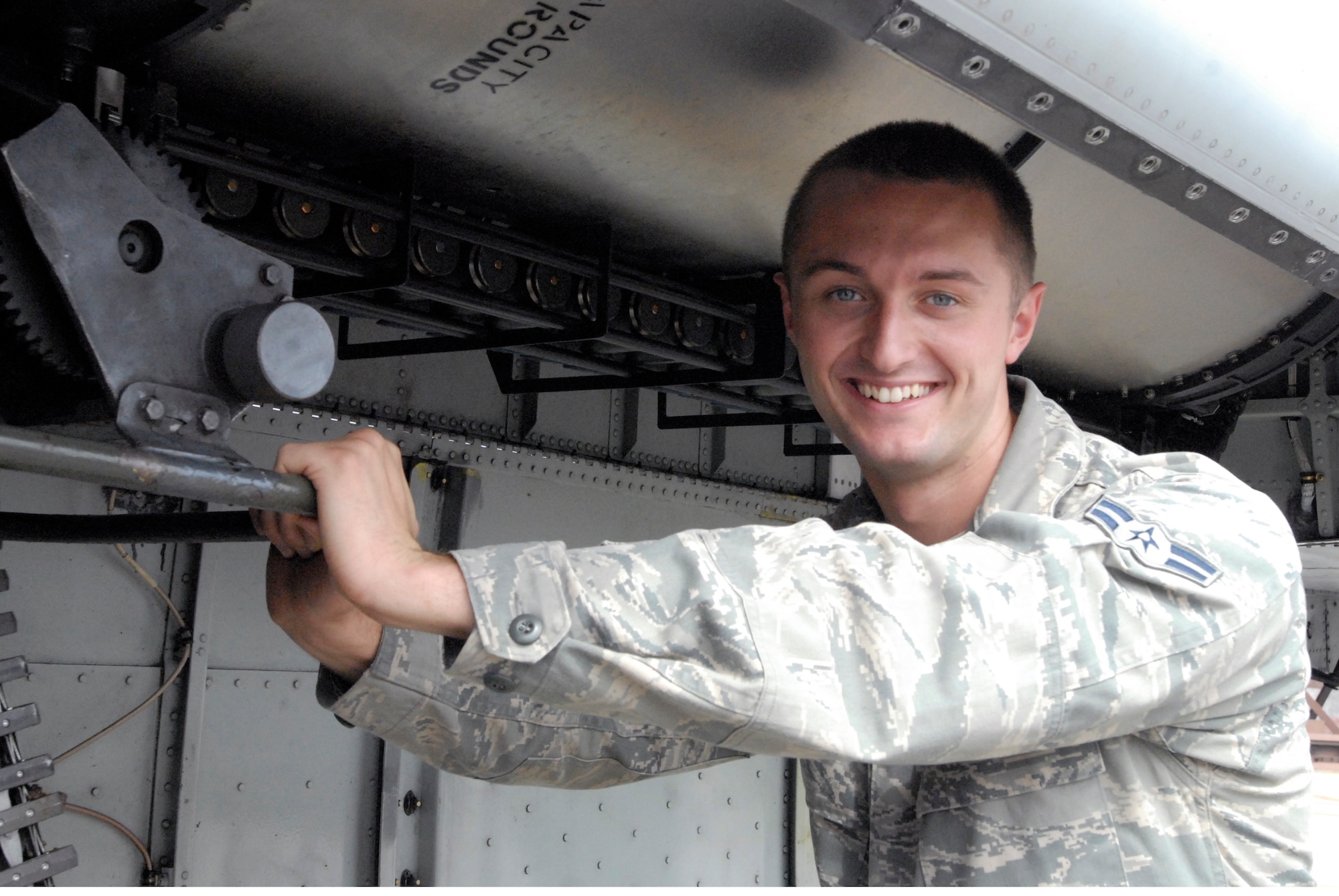 Airman 1st Class Nikolaus Kosakowski, 25 Aircraft Maintenance Unit. (U.S. Air Force photo/Airman 1st Class Alexis Siekert)