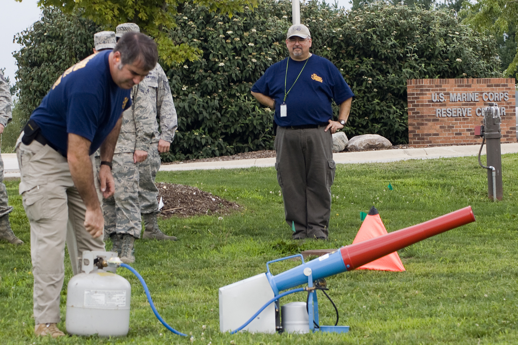 Grissom's new propane cannon's have dual purpose > Grissom Air Reserve
