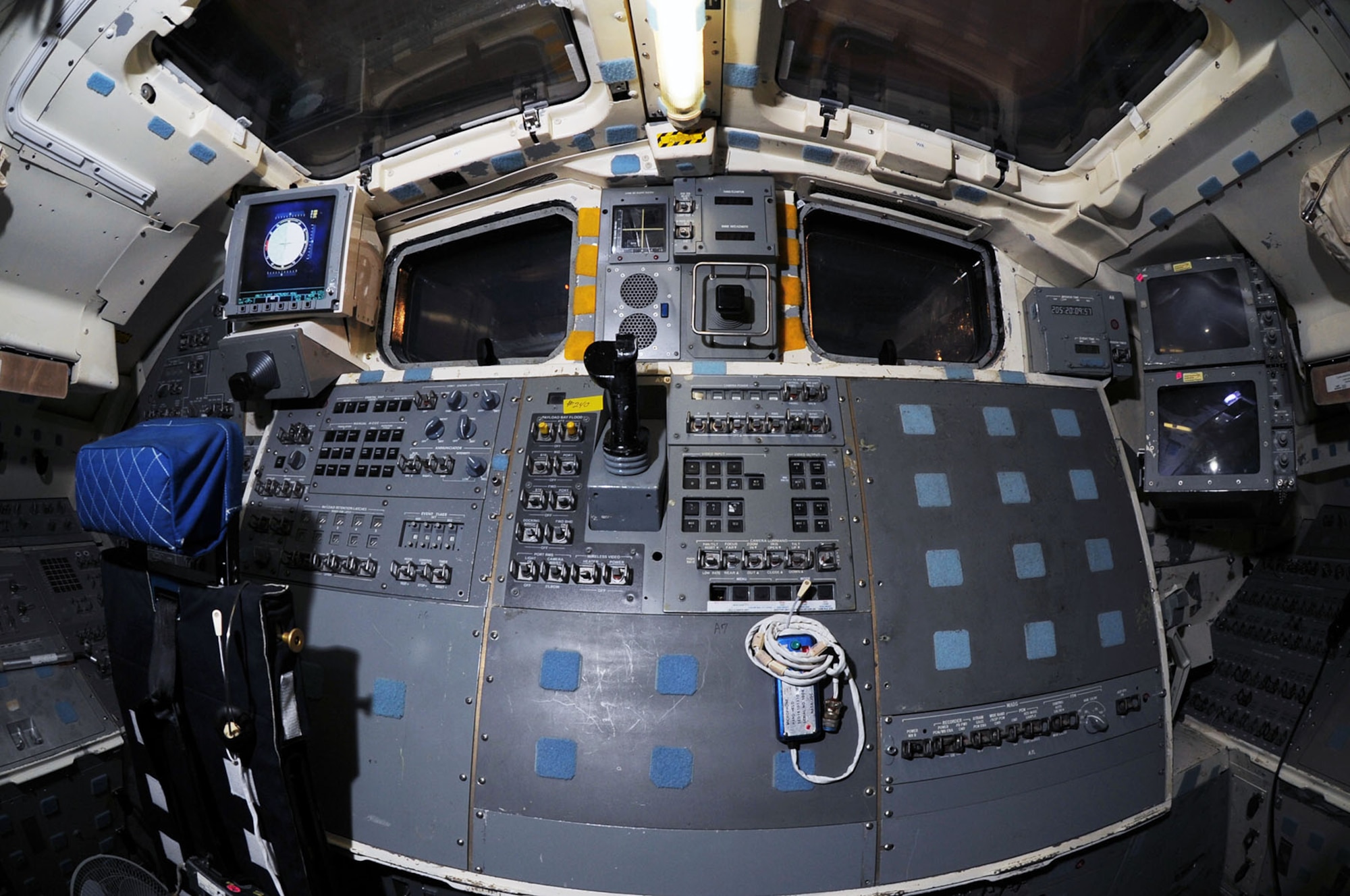 DAYTON, Ohio -- Flight deck of the Crew Compartment Trainer (CCT-1) at the National Museum of the U.S. Air Force. (U.S. Air Force photo by Jeff Fisher)