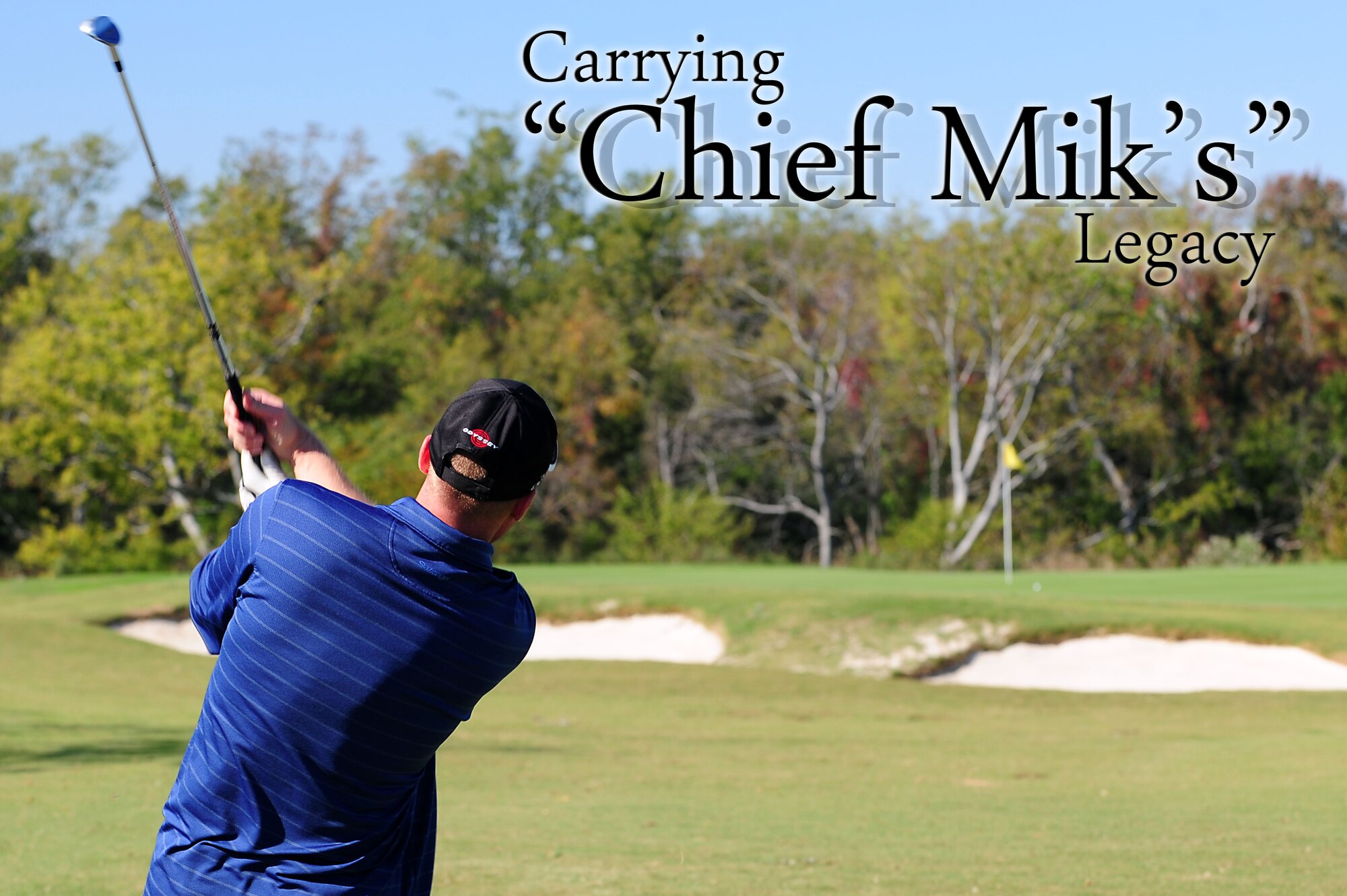 The third-annual Chief Master Sgt. Denise E. Mikolajezyk Memorial Golf Tournament is scheduled to be held Oct. 5, at the Eaglewood golf course, at Langley Air Force Base, Va. All proceeds gained from the outing are donated to enlisted programs throughout Langley, including Airman Leadership School, the base honor guard and others. (U.S. Air Force graphic by Airman 1st Class R. Alex Durbin/Released)