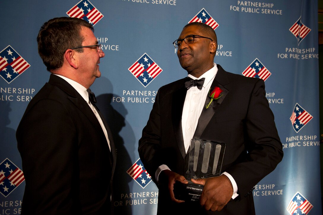 Deputy Defense Secretary Ashton B. Carter Speaks With Elliot Branch ...